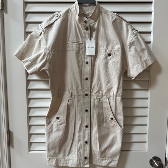 Isabel Marant Cream/tan New Dress - Picture 1 of 9